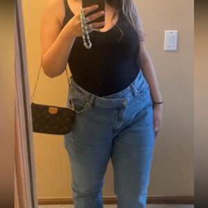 Forever 21 Blue Straight Leg Jeans